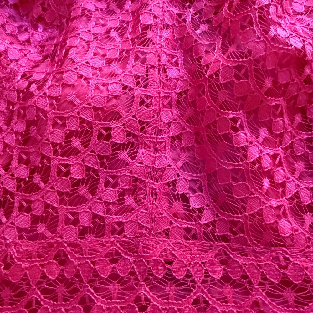MODA International Red Lace Halter Dress size 4 Dress EUC - Picture 6 of 13